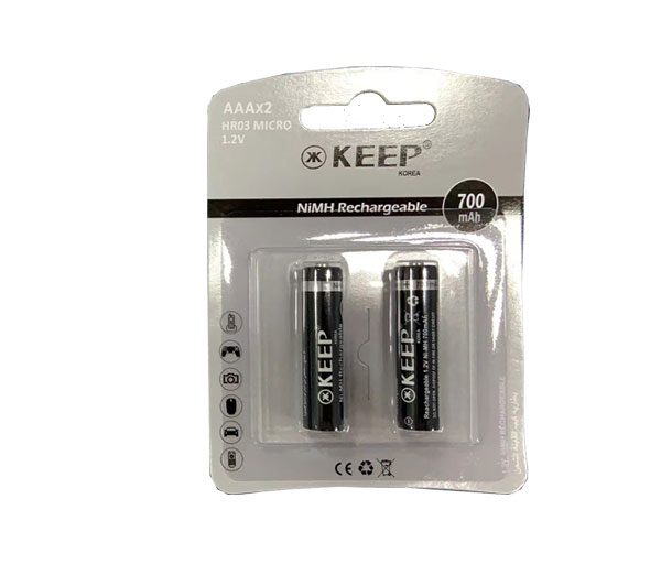 باتری نیم قلمی نیکل متال کیپ 700 میلی آمپر